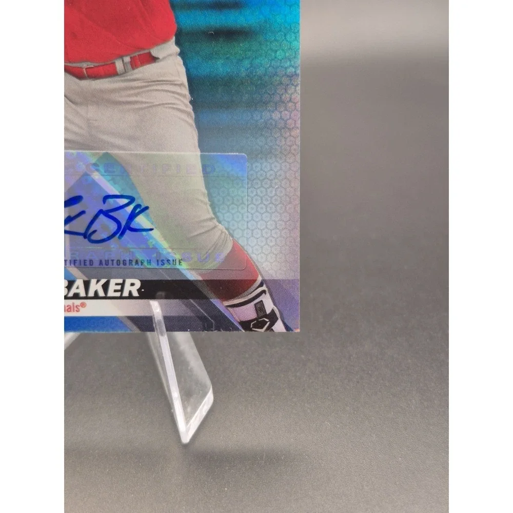 2019 Bowman Platinum Blue Auto Rookie #TOP-45 Luken Baker /150